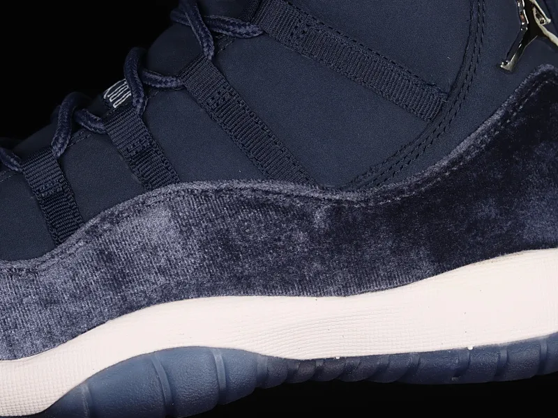 All categories Air Jordan Jordan series basketball shoes Air Jordan 11 pure original version Air Jordan 11 Velvet "Midnight Navy" AJ11 Joe 11 midnight blue AR0715-441